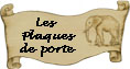 Les Plaques de porte